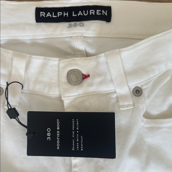 NWT Ralph Lauren 380 white jeans size 30 - Picture 6 of 13